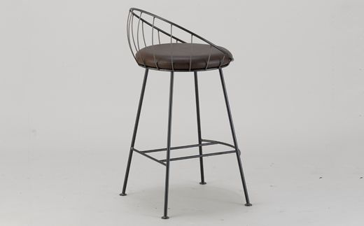 D154-01 Hoopカウンターチェア SH720mm （鉄製家具/椅子）