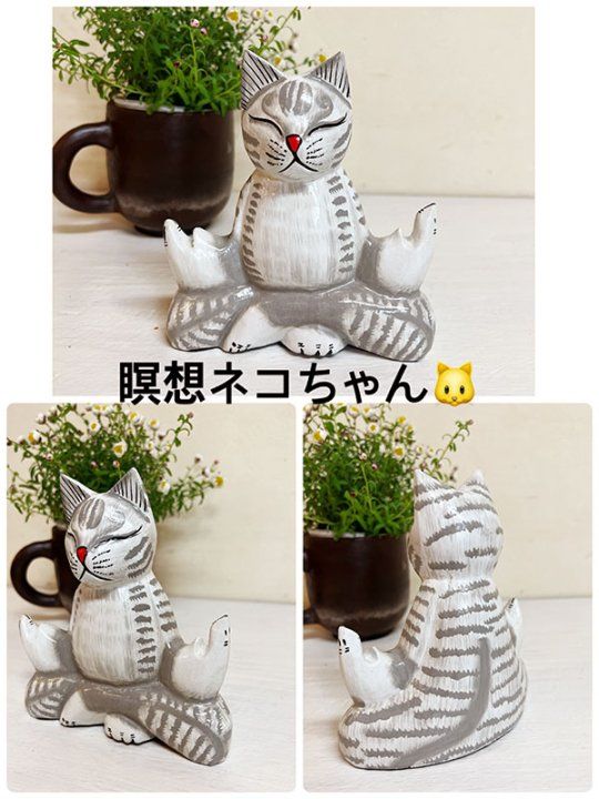 YOGAポーズネコ　選べる3種類　BV-10