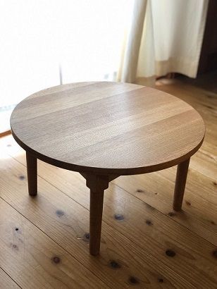 小さな　ちゃぶ台(ウイスキー樽材再利用)【GOODWOOD WORKS】_HA0885