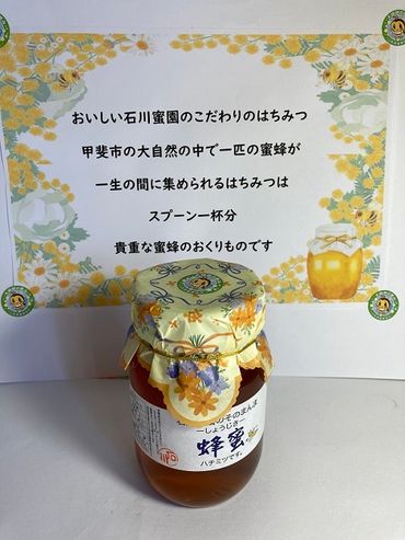 石川蜜園そのまんま　蜂蜜　５5０g１本　AE-2
