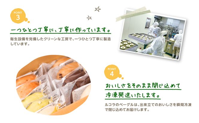 ルコラベーグル4種20個セット