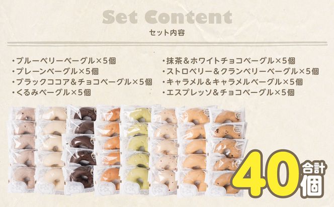ルコラベーグル8種40個セット(熊本県八代市) | ふるさと納税 ルコラベーグル8種40個セット(熊本県八代市) | ふるさと納税
