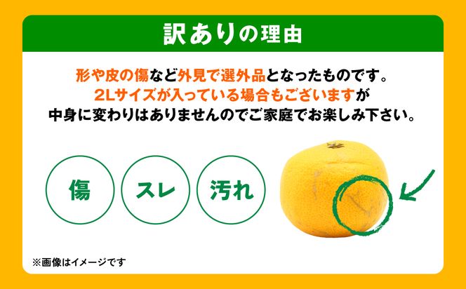 【訳あり】熊本県産 みかん サイズミックス 約2kg