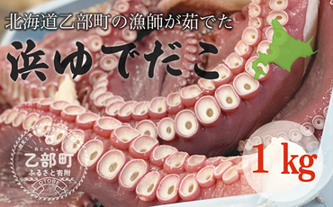 ＜漁師の浜ゆでたこ　1kg＞北海道　乙部町産　活〆　たこ　タコ　蛸