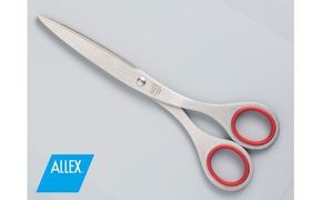 H8-176 ALLEX 事務用はさみ（大）【レッド】（ S-185 11103R）