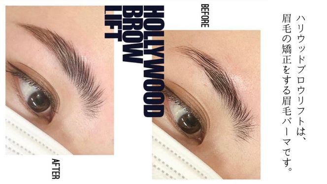 HOLLYWOOD BROW LIFT® ( ハリウッドブロウリフト ) 眉 眉毛 眉毛パーマ メイク アイブロウ サロン [CP004ya]