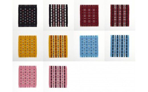 国指定伝統的工芸品　知花花織コースター4枚・ティーマット1枚セット