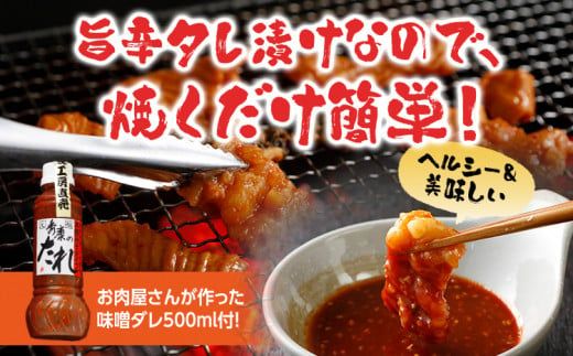 田川みそホルモン 1.2kg 400g×3パック 味噌だれ500ml×1本 しま腸 ハチノス センマイ 焼肉 コラーゲン 旨辛 コチュジャン タレ漬け 味付け 鉄板焼き 野菜炒め BBQ お取り寄せグルメ お取り寄せ 福岡 お土産 九州 ご当地グルメ 取り寄せ グルメ 福岡県 食品