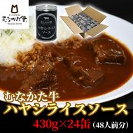 むなかた牛ハヤシライスソース 24缶(48人前分)【すすき牧場】_HA1268