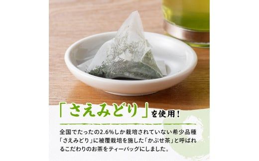 宮崎県産茶　かぶせ茶深蒸煎茶ティーバッグ2ｇ×20P 10袋セット 【 宮崎県産 川南町産 深蒸煎茶 かぶせ茶  お茶 おうち時間 】[C08703]