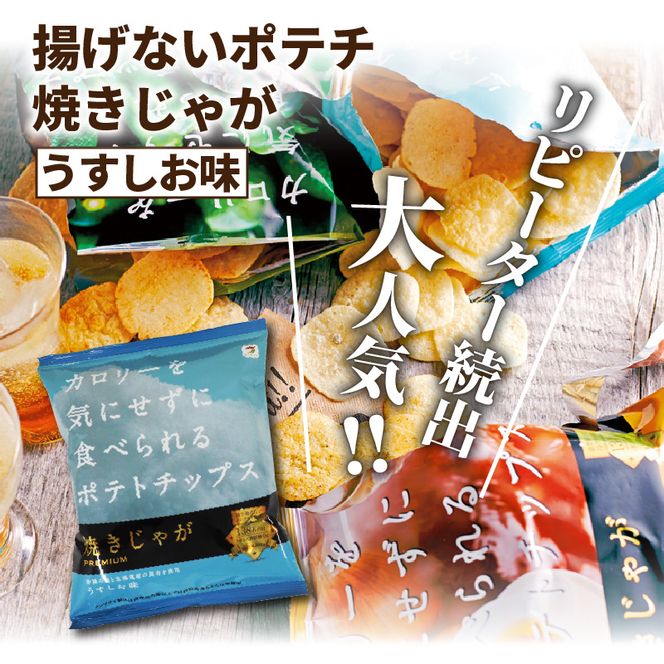 揚げないポテチ焼きじゃが12袋/うすしお味_0519Z