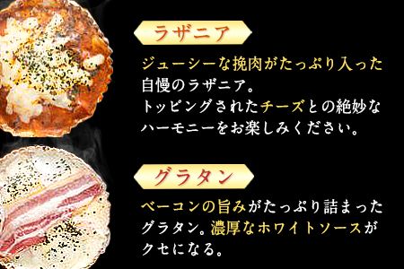 阿蘇の逸品 特製デリカセット 3種類 6個《30日以内に出荷予定(土日祝除く)》 熊本県 南阿蘇村 物産館 自然庵 ラザニア グラタン ベイクドカレー ドリア---sms_fszndrk_30d_r7_22500_1080g---