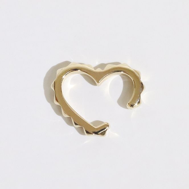 K10　大　ハート　イヤーカフ　BQ-65