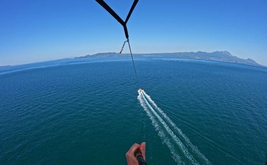 【3月～11月体験実施】上天草の海を空中散歩！ パラセーリング 体験チケット (ロープ50ｍプラン) 1名様