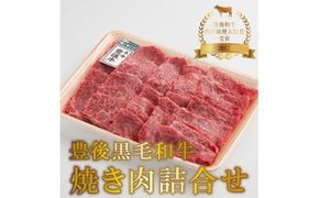 【A01023】 豊後黒毛和牛焼肉詰合せ約700g