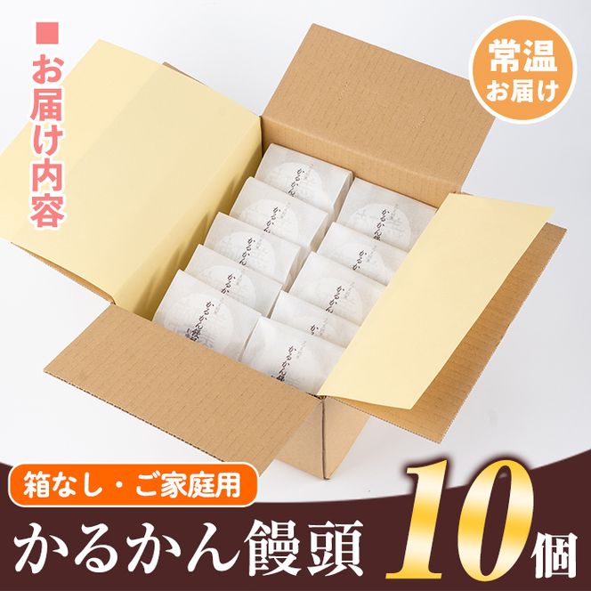 isa440 ご家庭用かるかん饅頭(10個)【新富大生堂】