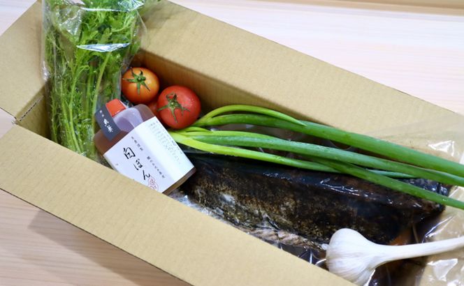 生で直送！かつおのたたきと野菜のセット