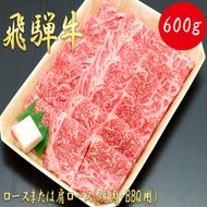 AJ-3 【飛騨牛】ロースまたは肩ロース600g (焼肉・BBQ用)