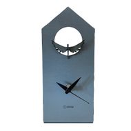 GRAVIRoN Bird Clock ハト 酸洗鉄（置き時計）195×85×92mm 390g 時計