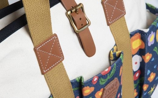 「琉球帆布」アートクラフトマンバッグ （mirei） - 実用性 帆布 トート キャンバス生地 丈夫 ベーシック おしゃれ ファッション お出かけ かばん 鞄 手仕事 手づくり ハンドメイド 琉球帆布 伝統技術 沖縄県 八重瀬町【価格改定】