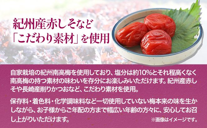 紀州南高梅使用 しそ仕込み完熟梅干し 無選別 1kg 厳選館《90日以内に出荷予定(土日祝除く)》和歌山県 日高町 梅干し しそ仕込み 紀州南高梅 送料無料---wsh_genmsum_90d_22_13000_1kg---