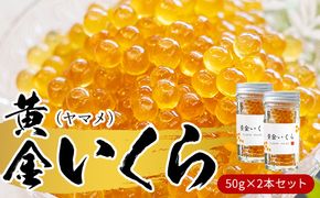 【TVで紹介】【幻の珍味】「黄金いくら」2本セット（ヤマメの卵醤油漬け） いくら イクラ 魚卵 小分け　数量限定 旬 人気 贈答 美味しい ヤマメ 鱒 冷凍 お取り寄せ