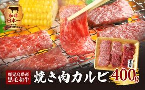 鹿児島県産黒毛和牛焼き肉カルビ　K098-001