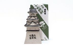 CA008 山崎本店酒造場 島原城ボトル わかめ焼酎 500mL [ 焼酎 島原城 お城 ギフト 贈り物 お土産 かわいい 陶器 置物 プレゼント 長崎県 島原市 ]