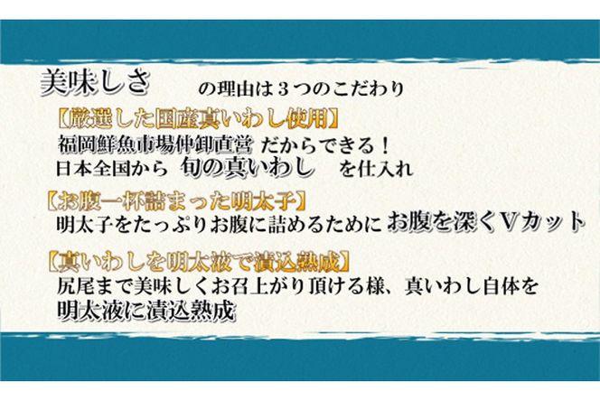 いわし 明太子 20尾(5尾 4pc) 真いわし 辛子 明太子 化粧箱入 [博多漁師の里 福岡県 筑紫野市 21760129] 辛子明太子 めんたいこ めんたい いわし明太 いわしめんたい 鰯 国産 冷凍 福岡 博多