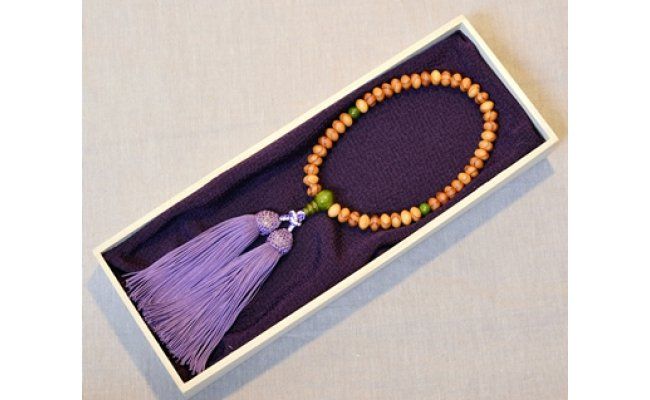 1400年の歴史を誇る近江の数珠職人が手掛けた念珠（女性用）【F002SM】
