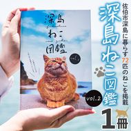 深島ねこ図鑑vol.2 (1冊) 猫 ねこ 写真集 本 雑誌 書籍 深島 猫の島 グッズ 大分県 佐伯市 【HD68】【さいき本舗 城下堂】