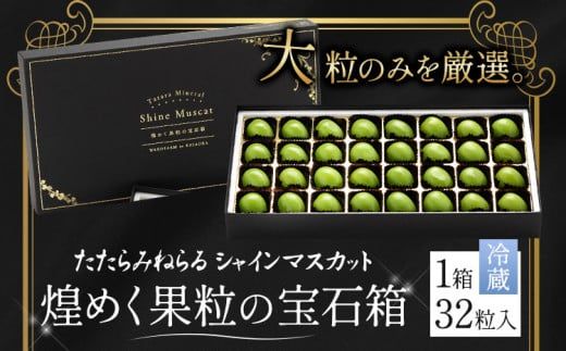 [先行予約]シャインマスカット 岡山 ギフト たたらみねらる 煌めく果粒の宝石箱 Y&G.ディストリビューター株式会社[8月下旬-10月下旬頃出荷]糖度18度以上 甘い 種無し 獲れたて ぶどう ブドウ 葡萄 マスカット---1-43a---