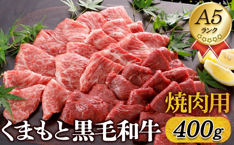 A5ランク 牛肉 くまもと黒毛和牛 焼肉用 400g 株式会社KAM Brewing[90日以内に出荷予定(土日祝除く)]---so_fkmkgyk_90d_23_22500_400g---