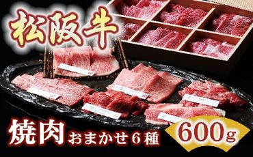 [3-171]松阪牛おまかせ6種極上焼肉600g