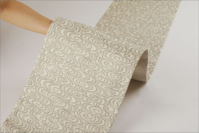 丹後帯　京袋帯「三椏観世水」　FY00086