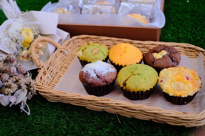 【HAYAKIKAZEcafe】古民家カフェの焼き立てマフィン 9個　※着日指定不可◇