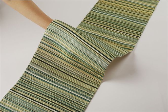 丹後帯　袋帯「ユイタン」　緑　FY00083