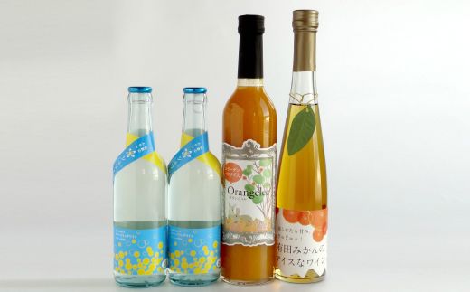 16 有田みかんワイン＆リキュールセット(A16-1)