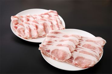ブランド豚「庄内三元豚」計1.1kg／生姜焼き・しゃぶしゃぶセット