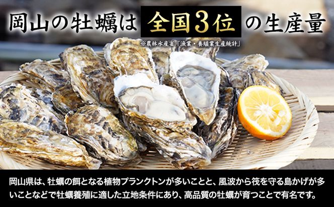 笠岡産 (瀬戸内海産) 殻付き牡蠣 (加熱用) S・Mサイズ混合 4kg 60粒前後《出荷時期が選べる》1月 2月 3月 4月 岡山県 笠岡市 かき カキ 牡蠣 生牡蠣 瀬戸内海産 殻付き---K-46---