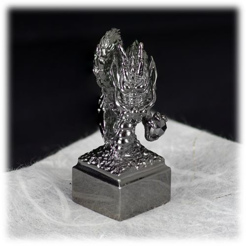 印鑑 龍モチーフ 角印 SV925 〔工芸品〕stamp-003　BR-63