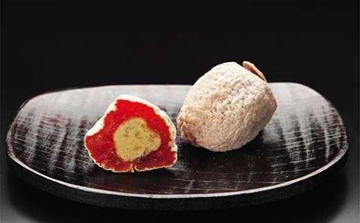 【ふるさと納税限定】【季節限定】【御菓子司美濃屋】― 木守柿（栗きんとん入り市田柿 干し柿 ）― 10 個入り・お茶セット 【オンライン決済のみ】 中津川銘菓 国内特選栗使用 和菓子 F4N-1007