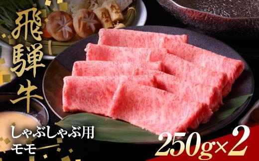 飛騨牛 しゃぶしゃぶ用 モモ肉 250g×2 赤身 鍋 スライス肉 F4N-1640