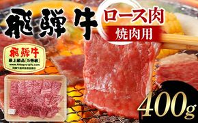 飛騨牛 A5等級 ロース肉 焼肉用 400g 牛 肉 等級 ロース 焼き肉 霜降り 飛騨 F4N-1685