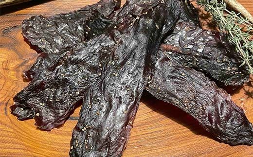 天然鹿肉ジャーキー【猟師のおつまみ】 ジャーキー おつまみ つまみ 乾燥肉 鹿肉 シカ肉 肉 加工品 食品 岐阜 中津川 F4N-1779