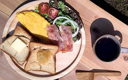 ひのき皿 2枚セット 木製 ワンプレート 桧 工芸品 木工品 おしゃれ 贈り物 プレゼント 岐阜 中津川 F4N-1809