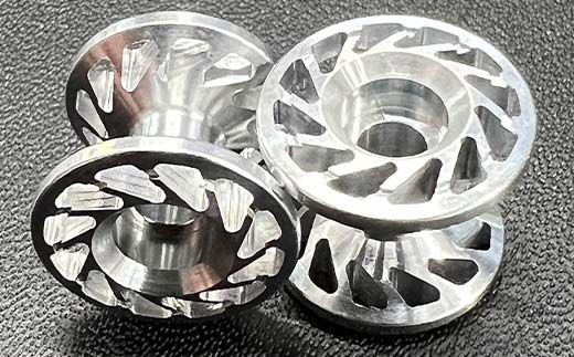 タミヤ ミニ四駆用 ベアリングアルミローラー（切削加工品）2段アルミローラーセット（13-12ｍｍ）H825262-835262 ミニ四駆 アルミローラー 東原工業所 岐阜県 F4N-1889