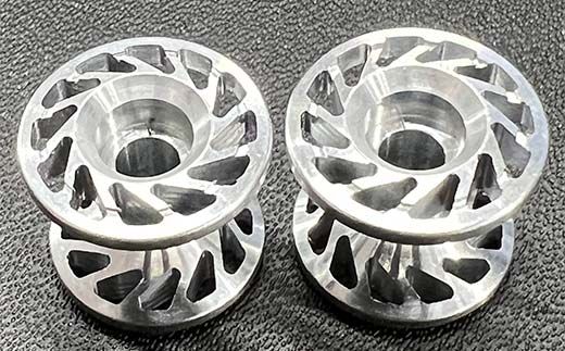 タミヤ ミニ四駆用 ベアリングアルミローラー（切削加工品）2段アルミローラーセット（13-12ｍｍ）H825262-835262 ミニ四駆 アルミローラー 東原工業所 岐阜県 F4N-1889