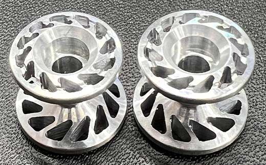 タミヤ ミニ四駆用 ベアリングアルミローラー（切削加工品）2段アルミローラーセット（13-12ｍｍ）H825262-835262 ミニ四駆 アルミローラー 東原工業所 岐阜県 F4N-1889