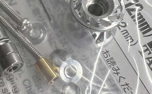 タミヤ ミニ四駆用 ベアリングアルミローラー（切削加工品）2段アルミローラーセット（13-12ｍｍ）H825262-835262 ミニ四駆 アルミローラー 東原工業所 岐阜県 F4N-1889